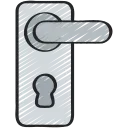 fechadura de casa podendo ser fechadura simples, fechadura tetra ou fechadura eletrônica